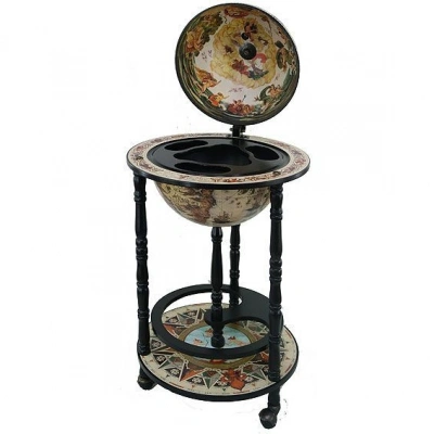 Глобус-бар напольный d 33 светлый