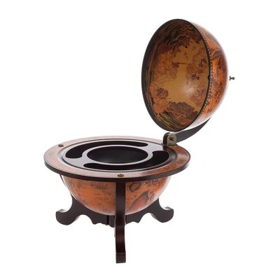 Глобус-бар настольный, сфера 33 см