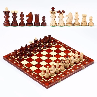 Шахматы "Королевские", 54 х 54 см, король h=11 см, пешка h-5 см 4963445