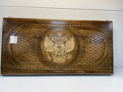Нарды резные "Герб РФ"