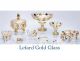 конфетница "lefard gold glass" 19,5*19,5 см. высота=15 см.