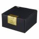 конфетница с крышкой "lefard gold glass" диаметр=17 см. высота=21 см.