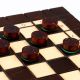 Настольная игра 2 в 1: шахматы, шашки, 35 х 35 см, король h=6 см, пешка h- 3 см 4963455
