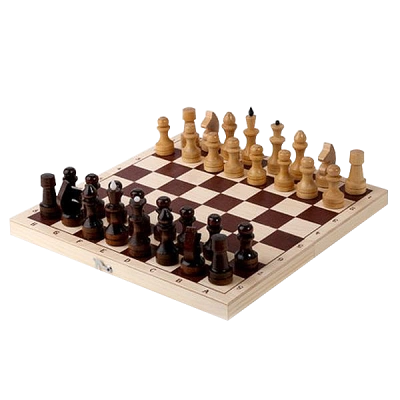 Шахматы обиходные парафинированные с доской